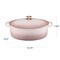 Best Choice Products Oval 7.5 Quart Cast-Iron Dutch Oven, Heavy-Duty w/ Enamel, Side Handles